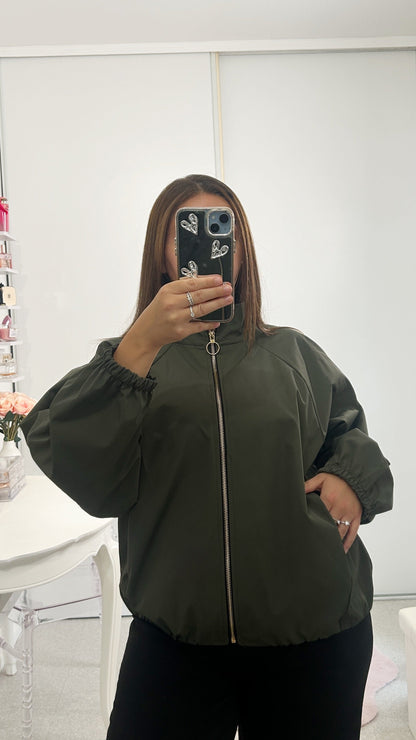 Veste Bombers à zip