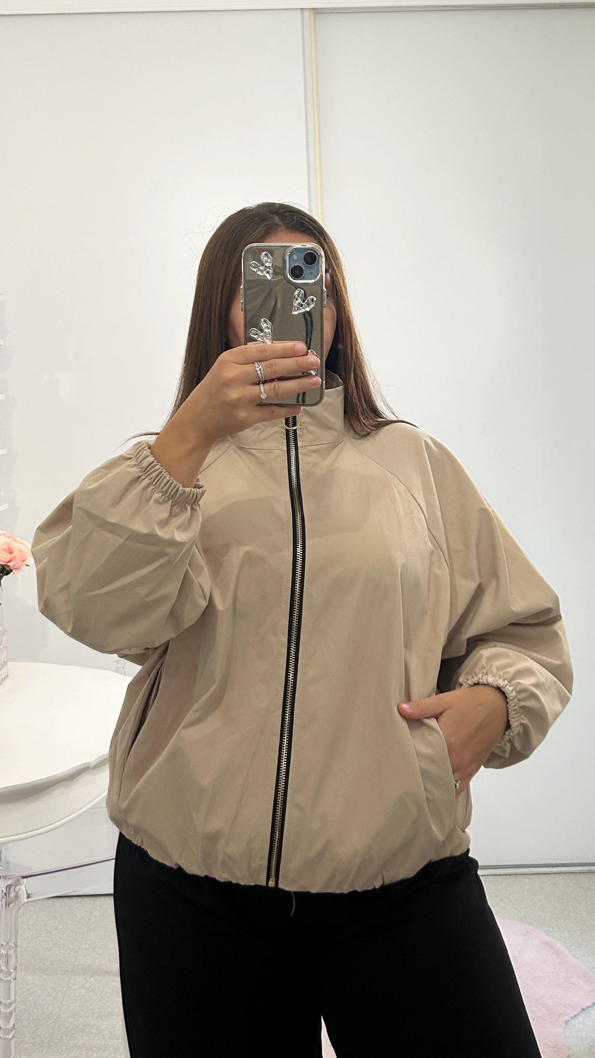 Veste Bombers à zip