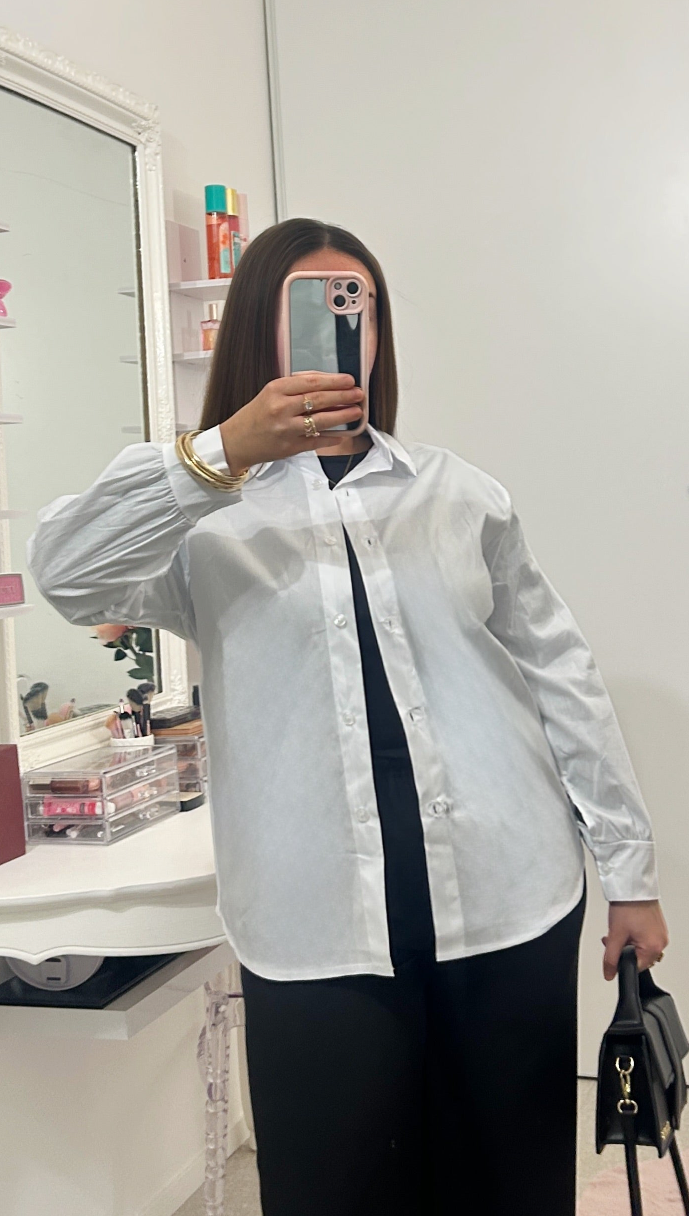 Chemise longue 100% coton