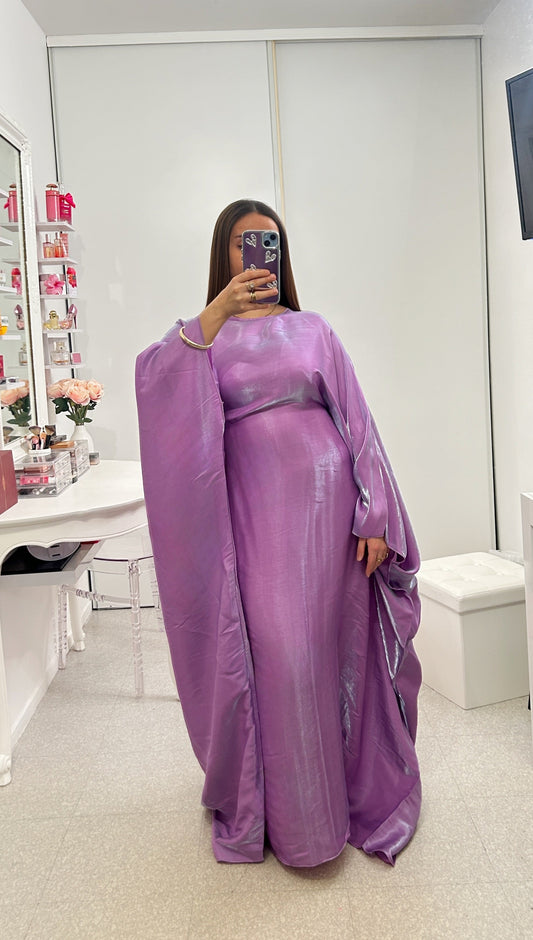 Abaya satinée