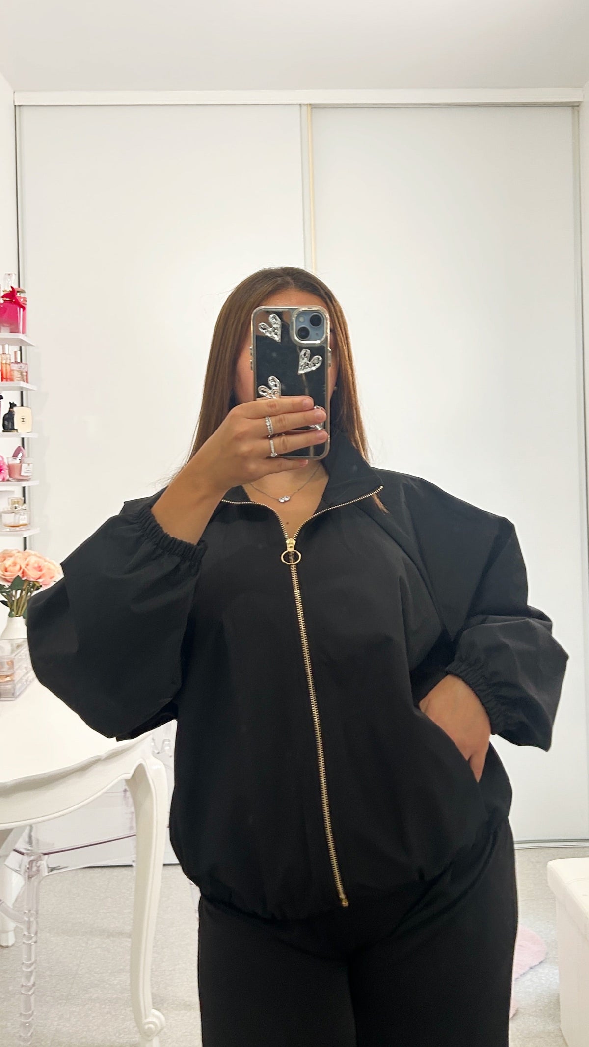 Veste Bombers à zip