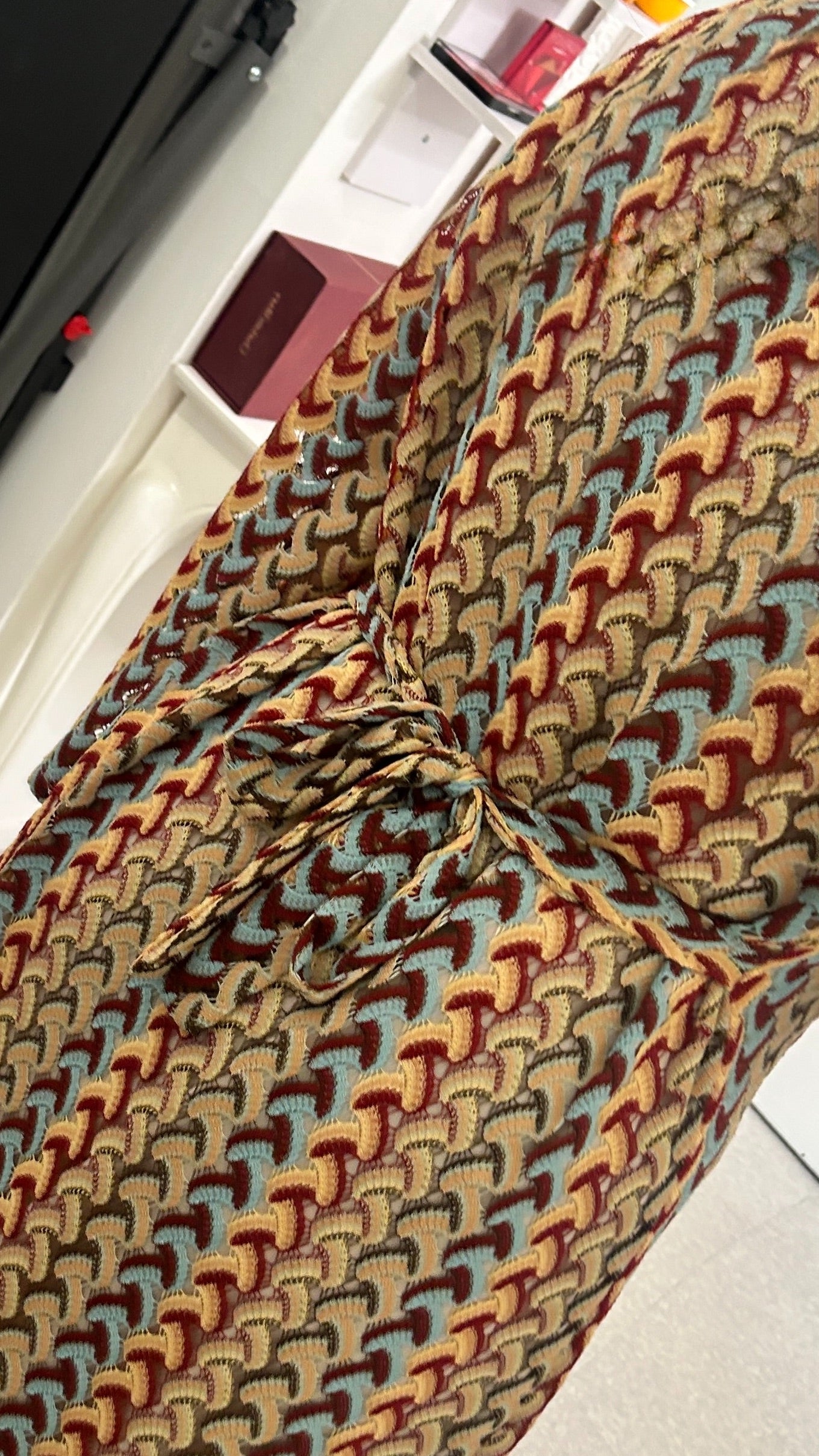Robe longue crochet à nouer