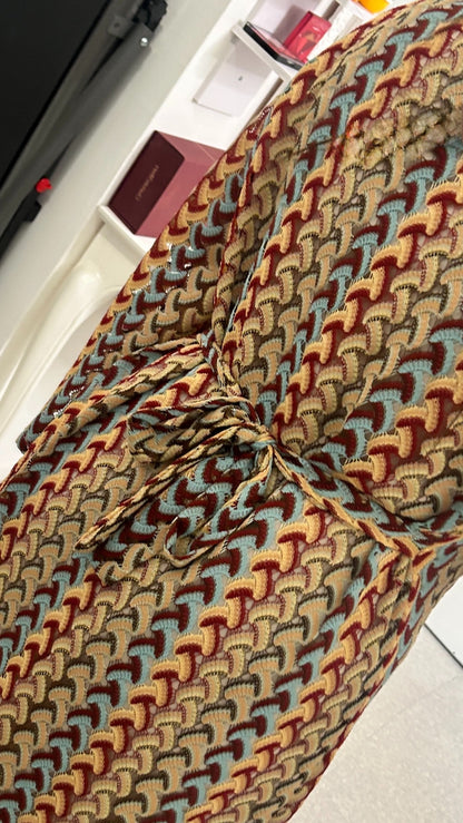 Robe longue crochet à nouer